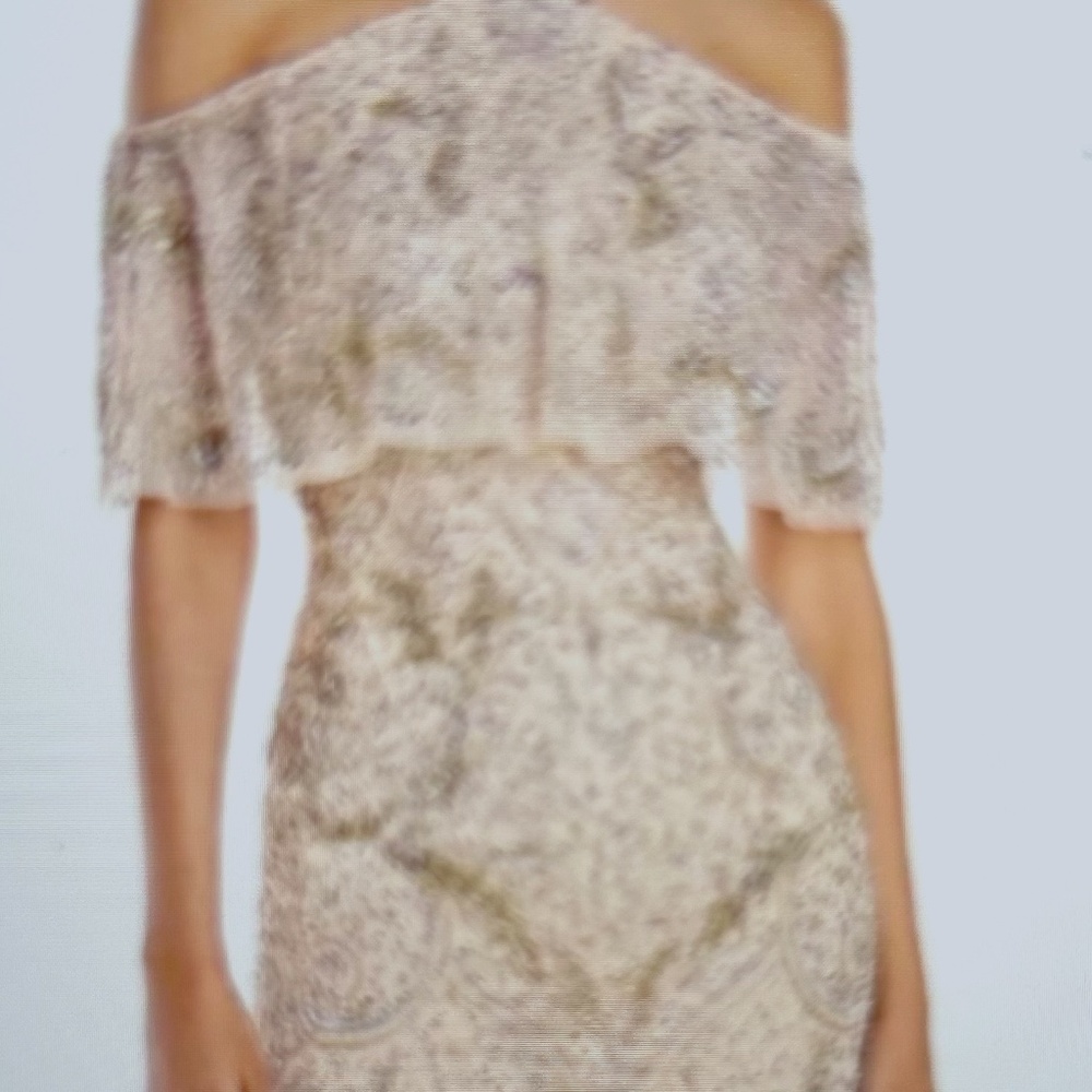 Aidan Maddox beaded gown   Size 6.  Worn once. Has been hemmed to fit 5’ women.
